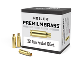 Nosler Premium Unprimed Brass Cases 221 Remington Fireball (100pk)