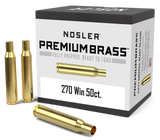 Nosler Premium Unprimed Brass Cases 270 Win (50pk)