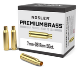 Nosler Premium Unprimed Brass Cases 7mm-08 Remington (50pk)