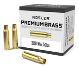 Nosler Premium Unprimed Brass Cases 308 Winchester (50pk)