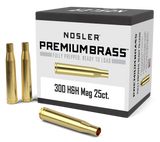 Nosler Premium Unprimed Brass Cases 300 H&H Magnum (25pk)