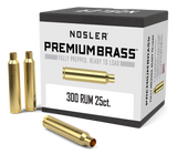 Nosler Premium Unprimed Brass Cases 300 Remington Ultra Magnum (25pk)