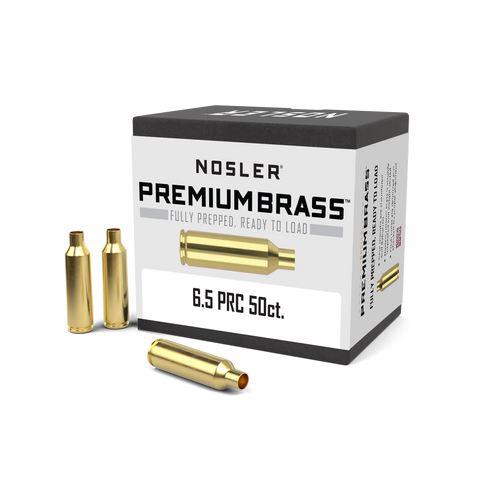 Nosler Premium Unprimed Brass Cases 6.5 PRC (50pk)