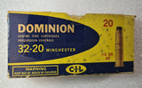 Dominion 32-20 Winchester Cartridges  - Collectors Only (20pk)