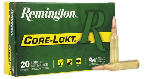 Remington Core-Lokt Ammunition 243 Winchester 100 Grain Pointed Soft Point (20pk)