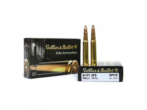 Sellier & Bellot 8x57 JRS Mauser Ammunition 196 Grain SPCE (20pk)