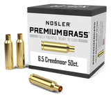 Nosler Premium Unprimed Brass Cases 6.5 Creedmoor (50pk)