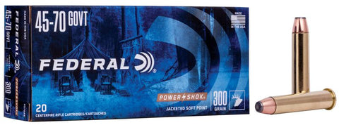 Federal Power-Shok Ammunition 45-70 Government 300 Grain Hollow Point (20pk)