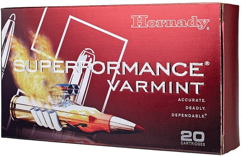 Hornady Superformance Varmint Ammunition 22-250 Remington 35 Grain NTX (20pk)