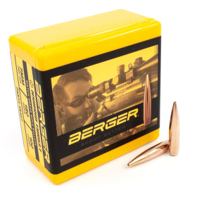 Berger 22 Caliber (.224 Diameter) 52 grain Flat Base Target (100pk)