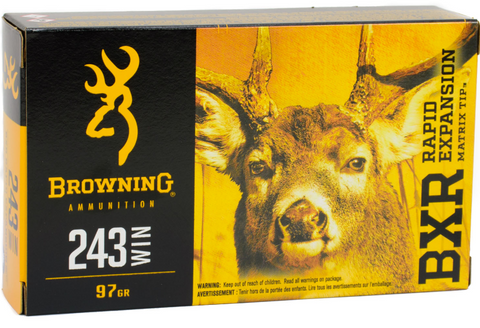 Browning BXR 243 90 Gr Rapid Expanding (20pk) (B192102431)