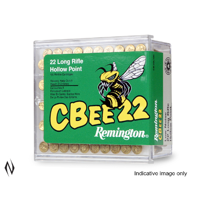 Remington C-BEE 22 Ammunition 22 Long Rifle (22LR) 33 Grain Lead Truncated Hollow Point (HP) (100pk)