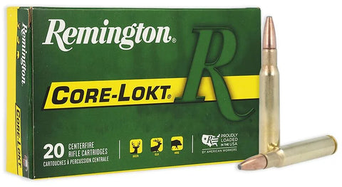 Remington Core-Lokt Ammunition 30-06 Springfield 150 Grain Pointed Soft Point (20pk)