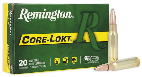 Remington Core-Lokt Ammunition 308 Winchester 150 GrainPointed Soft Point (20pk)