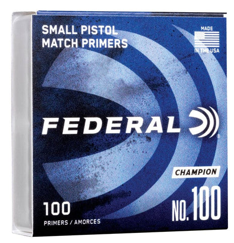 Federal Small Pistol Primers #100 (100pk)