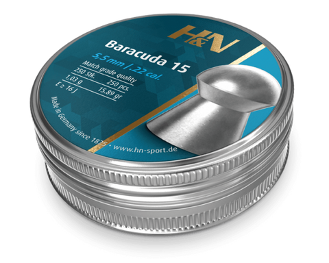 H&N Baracuda 15 22 Cal Air Pellets 15.89gr / 1,03g (250pk)