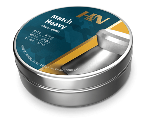 H&N Match Heavy 177 Cal Air Pellets 8.18gr / 0,53g (500pk)