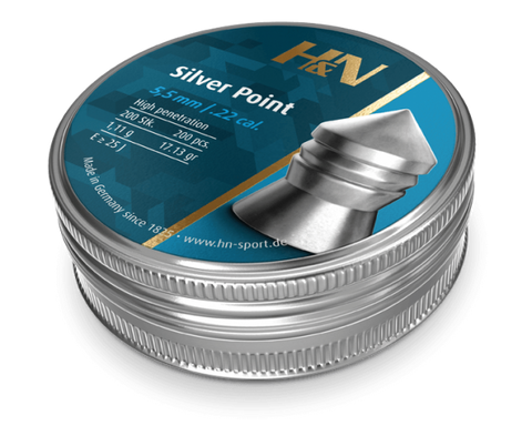 H&N Silver Point 22 Cal Air Pellets 17.13gr / 1,11g (200pk)