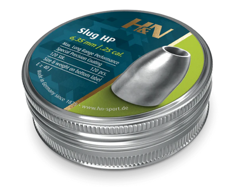 H&N Slug HP (.249) 25 Cal Air Pellets 36gr / 2,33g  (120pk)