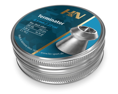 H&N Terminator 22 Cal Air Pellets 16.36gr / 1,06g (200pk)