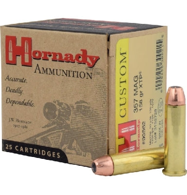 Hornady Custom Ammunition 357 Magnum 158 Grain XTP (25pk) (90562)