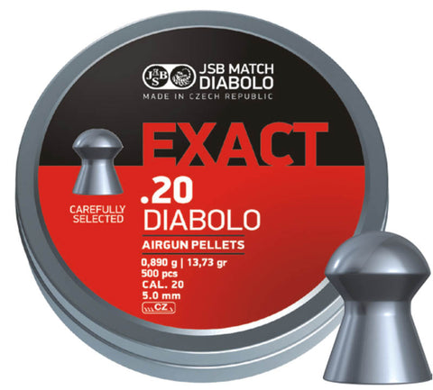 JSB Exact Diabolo 20 Cal Air Pellets 13.73gr / 0,890g (500pk)