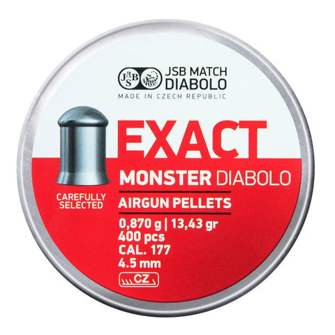 JSB Exact Monster Diabolo 177 Cal Air Pellets 13.43gr / 0,87g (400pk)