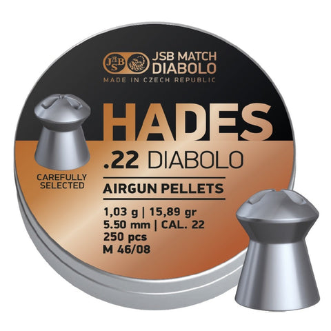 JSB Hades Diabolo 22 Cal Air Pellets 15.89gr / 1,03g (250pk)