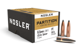 Nosler Partition Bullets 264 Caliber, 6.5mm (264 Diameter) 125 Grain Spitzer (50pk)