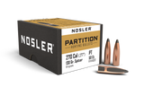 Nosler Partition Bullets 270 Caliber (277 Diameter) 130 Grain Spitzer (50pk)