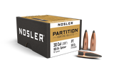 Nosler Partition Bullets 30 Caliber (308 Diameter) 165 Grain Spitzer (50pk)