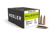 Nosler Ballistic Tip Hunting Bullets 264 Caliber, 6.5mm (264 Diameter) 120 Grain Spitzer (50pk)