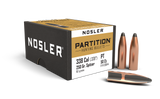 Nosler Partition Bullets 338 Caliber (338 Diameter) 250 Grain Spitzer (50pk)