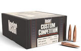 Nosler Custom Competition Bullets 243 Caliber, 6mm (243 Diameter) 107 Grain Hollow Point Boat Tail (250Pk)