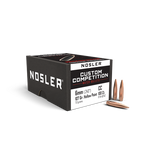 Nosler Custom Competition Bullets 243 Caliber, 6mm (243 Diameter) 107 Grain Hollow Point Boat Tail (100Pk)