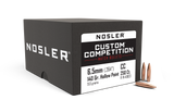 Nosler Custom Competition Bullets 264 Caliber, 6.5mm (264 Diameter) 140 Grain Jacketed Hollow Point Boat Tail (250Pk)