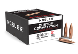 Nosler Custom Competition Bullets 30 Caliber (308 Diameter) 190 Grain Hollow Point Boat Tail (100pk)