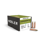 Nosler E-Tip Bullets 264 Caliber, 6.5mm (264 Diameter) 120 Grain Spitzer Boat Tail Lead-Free (50pk)