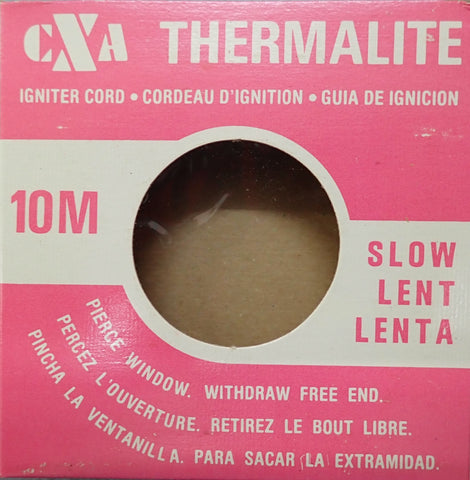 CXA Thermalite Igniter Cord 10M Slow (Cannon fuse) (CXASLOW10)
