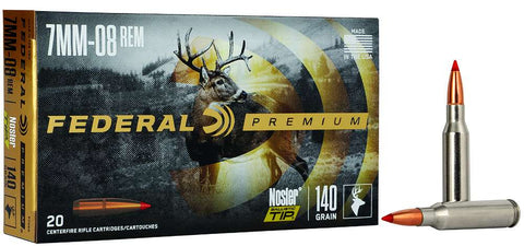 Federal Vital-Shok Ammunition 7mm-08 Remington 140 Grain Nosler Ballistic Tip (20pk)