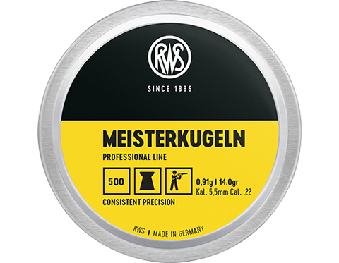 RWS Meisterkugeln 22 Cal Air Pellets 14.0gr / 0.91g (500pk)