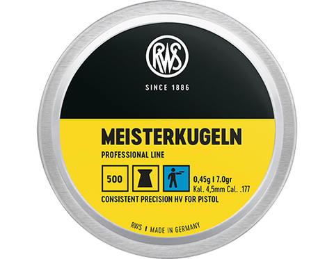 RWS Meisterkugeln 177 Cal Air Pellets 7.0gr / 0.45g (500pk)