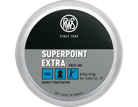 RWS Superpoint Extra 177 Cal Air Pellets 8.2gr / 0.53g (500pk)