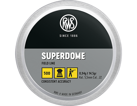 RWS Superdome 22 Cal Air Pellets 14.5gr / 0.94g (500pk)