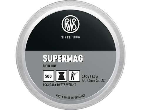 RWS Supermag 177 Cal Air Pellets 9.3gr / 0.6g (500pk)