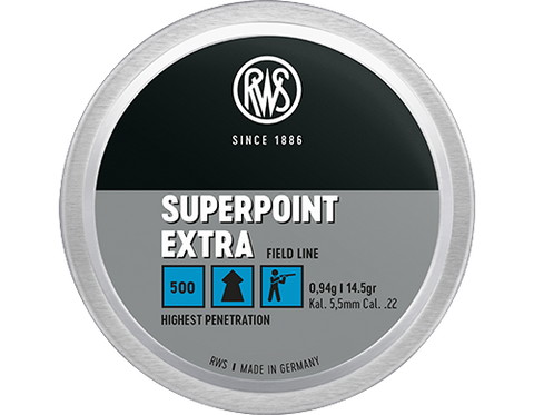 RWS Superpoint Extra 22 Cal Air Pellets 14.5gr / 0.94g (500pk)