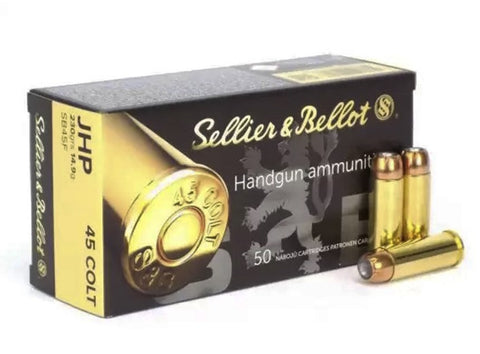 Sellier & Bellot Ammunition 45 Colt 230 Grain Jacketed Hollow Point (50pk)