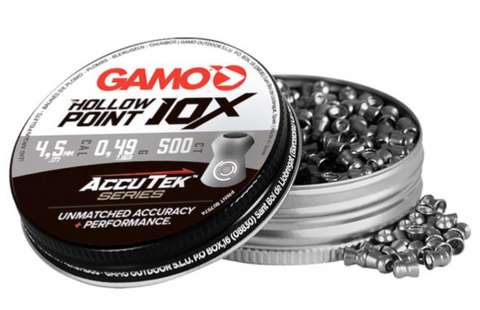 Gamo Hollow Point 10X Accutek 177 Cal Air Pellets 7.69gr / 0,49g (500pk)