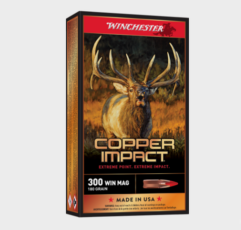 Winchester 300 Win Mag Copper Impact Ammunition 150gr (20pk) (X300CLF)