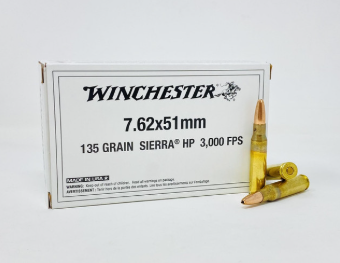 Winchester Ammunition 308 Winchester 135 Grain Sierra Varminter Hollow Point (20pk)